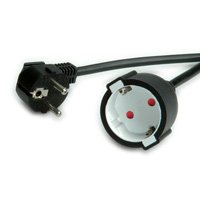 Value Contact Protection Alargador Cable 230VAC, Black 5M
