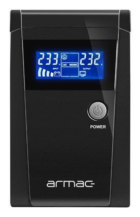 Armac UPS Office Line-interactive 650E LCD 2X 230V Pl Out, USB — image 1