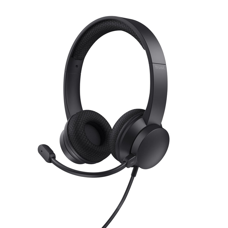 Trust Auriculares HS-260 Con Micrófono USB Negro Foldable Con Cancelacion Ruido