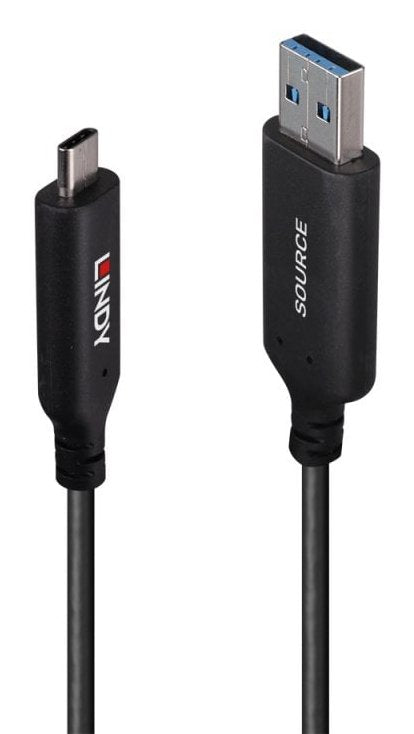 Lindy 25M USB 3.2 Gen 1 Type a An C Cable Híbrido