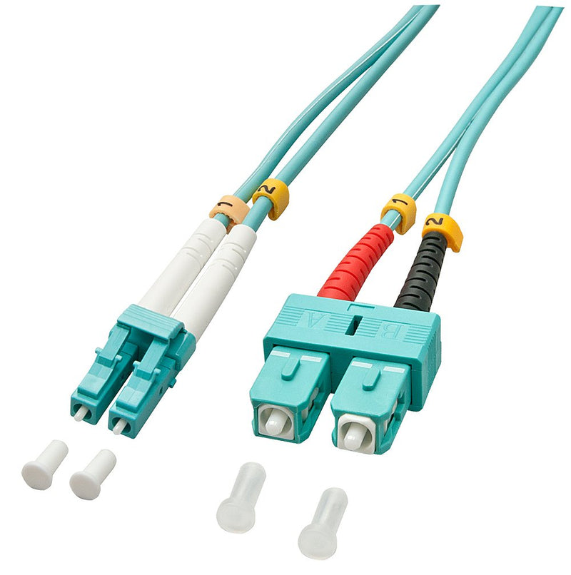 Lindy Cable Dúplex Fibre Optic Lc/Sc OM3 2M 50/125ÆM Multimode