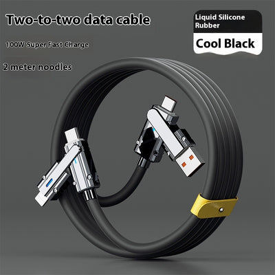 Mech Four-in-one Fast Charge Data Cable