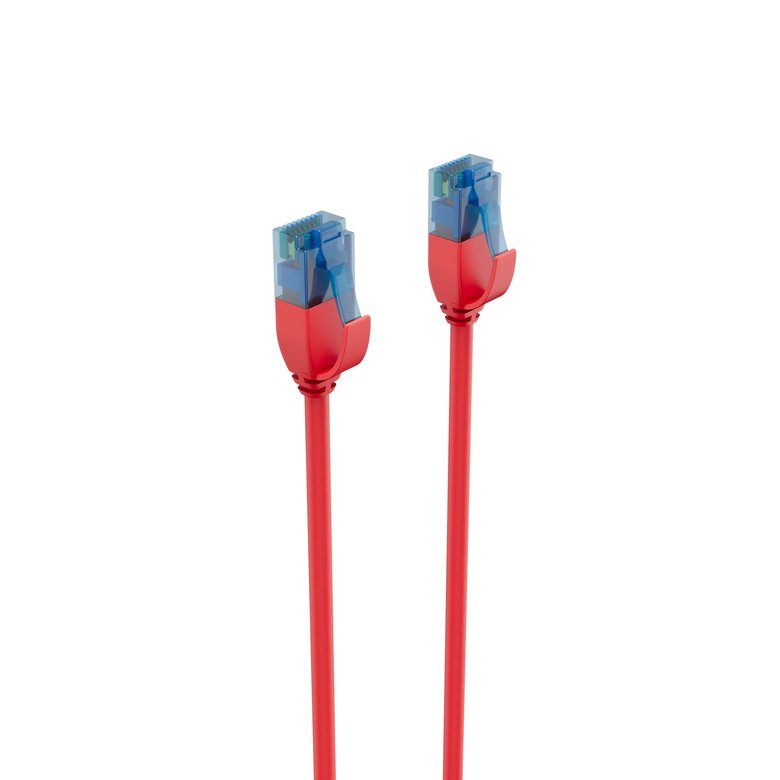 Shiverpeaks Network Cable Network Cable CAT.6 U/UTP Slim Red 1M