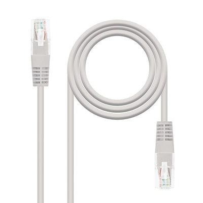 Nanocable Network Cable RJ45 Lszh CAT.6 UTP AWG24 5M - Grey — image 1