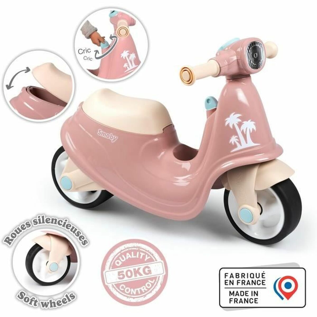 Smoby Tricycle Smoby Scooter Pink