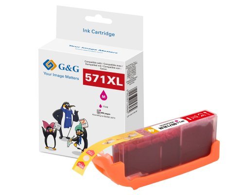 G&g Xl-cartucho Compatible With Canon CLI-571XLM/ 0333C001