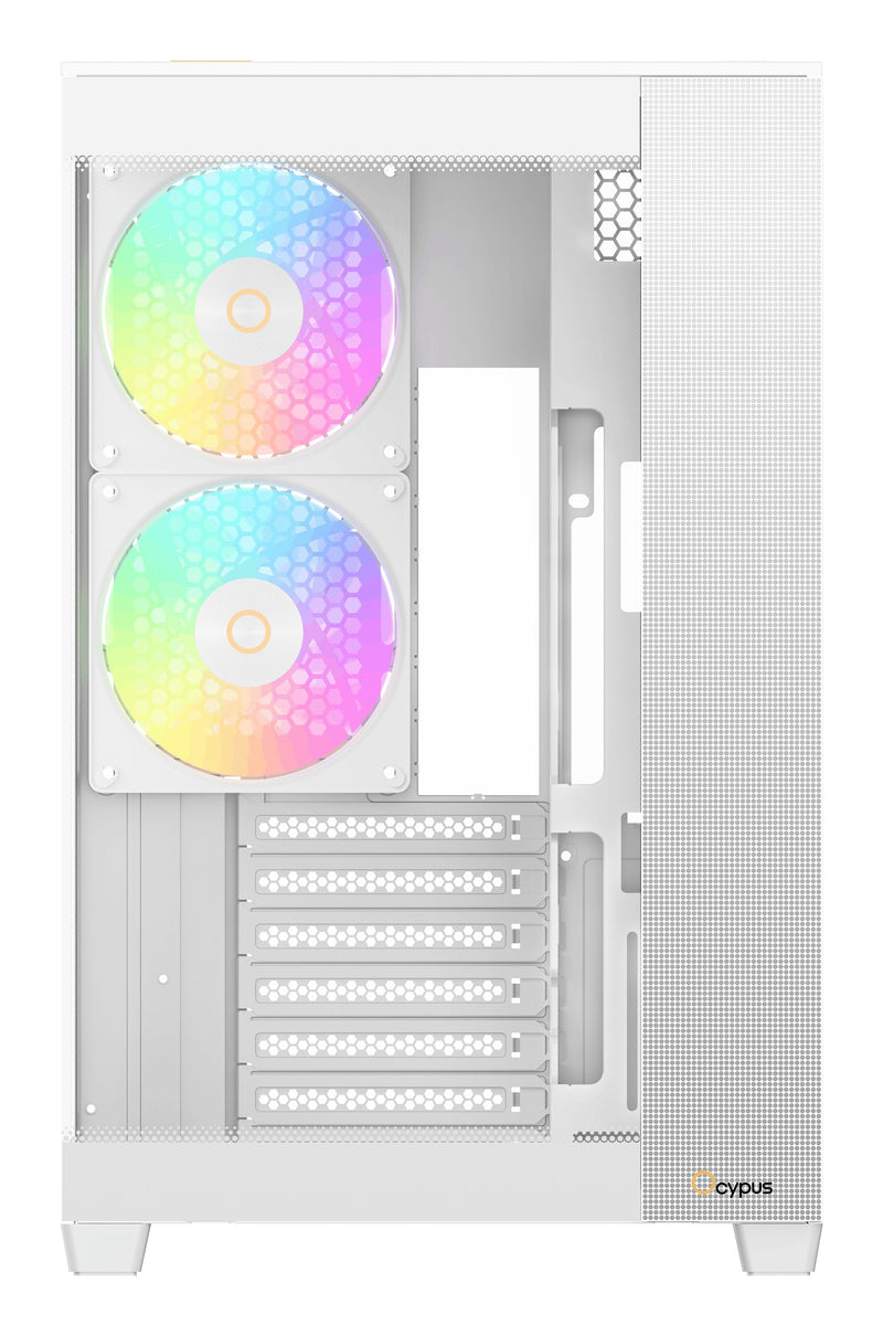 Ocypus PC Case Delta C74 ARGB White Panoramaglas) DELTA-C74-WHD200XX-GL