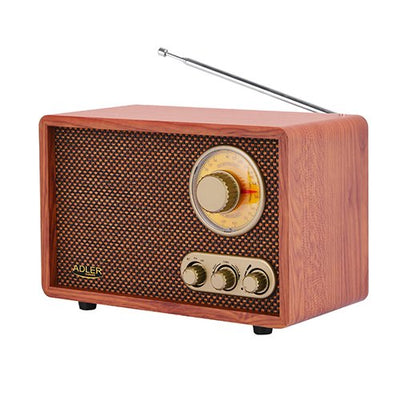 Adler Radio Ad 1171 Retro With Bluetooth, Brown — image 1