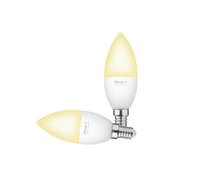 Trust E14 Duo-pack LED Cct Wi-Fi Smarte Wi-Fi Led-kerze, Lichtstimmung White Fassung E14, Ihrem Smartphone/Tab — image 1