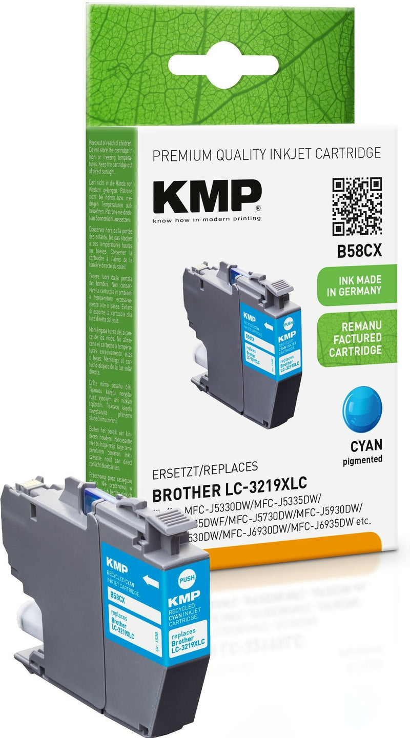 Ink Kmp Brother LC3219XLC Cyan 1500 S. B58CX Refilled