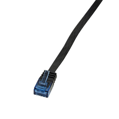 Logilink Flach Patchkabel RJ45 U/UTP CAT.6 5.00M Black — image 1