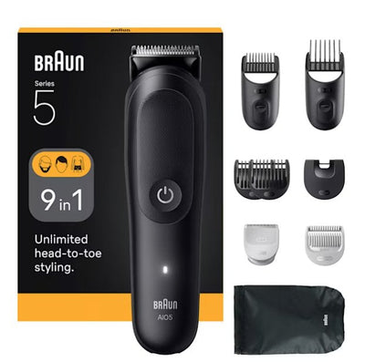 Braun AIO5540 Cortadora Hair And Shaver Black 14 Ión Litio — image 1