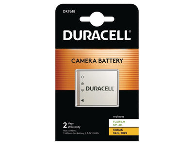 Duracell Digital Camera Battery 3.7V 700MAH Duracell Replacement Fujifilm NP-40 DR9618 — image 1