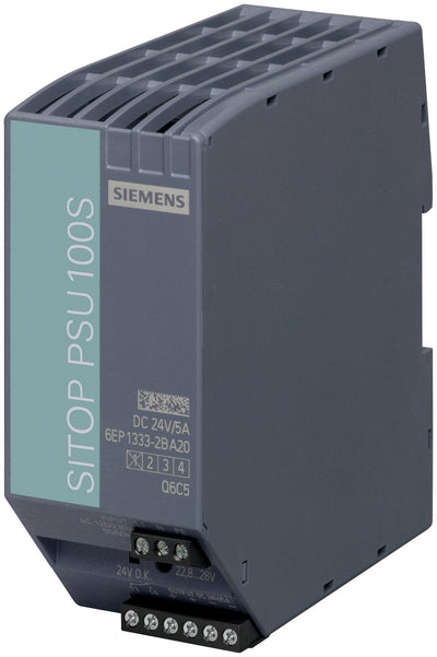 Siemens 6EP13332BA20 Sitop PSU100S 24V 5A Gerege. Power Eing. 120V 230VAC — image 1