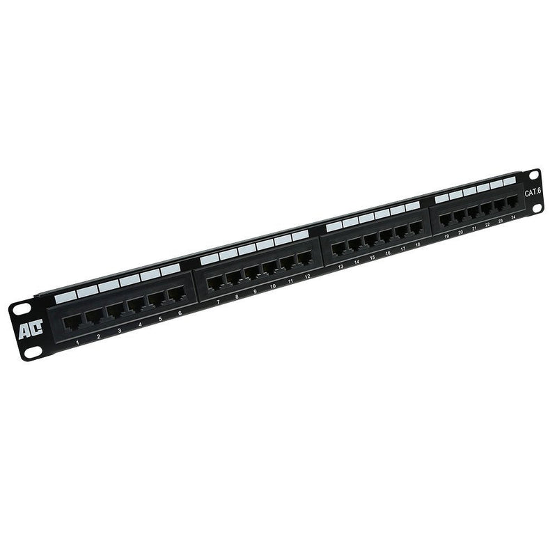 Patchpanel CAT.6 Unshielded 24 Ports