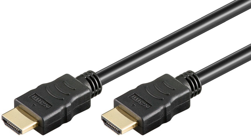 Goobay High Speed HDMI Cable With Ethernet, 1M, 4K@60HZ, 18GBIT/S