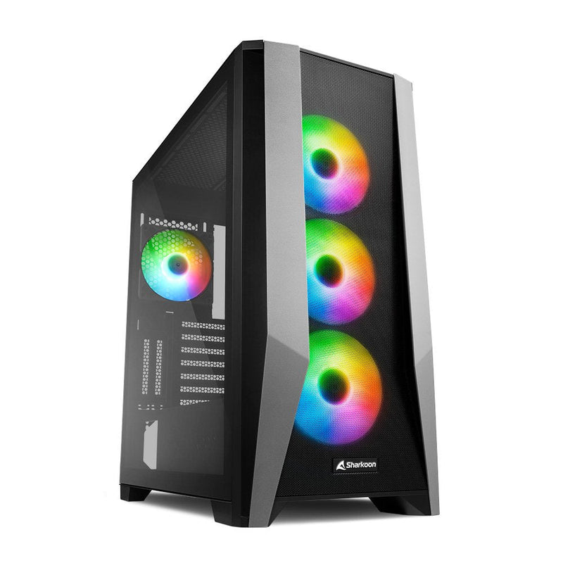 Sharkoon PC Case TG7M ATX 2XUSB3.0 Without Power Supply