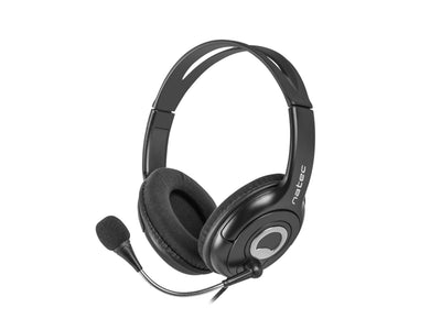 Natec Headphones Bear 2 NSL-1178 With Microphone Black — image 1