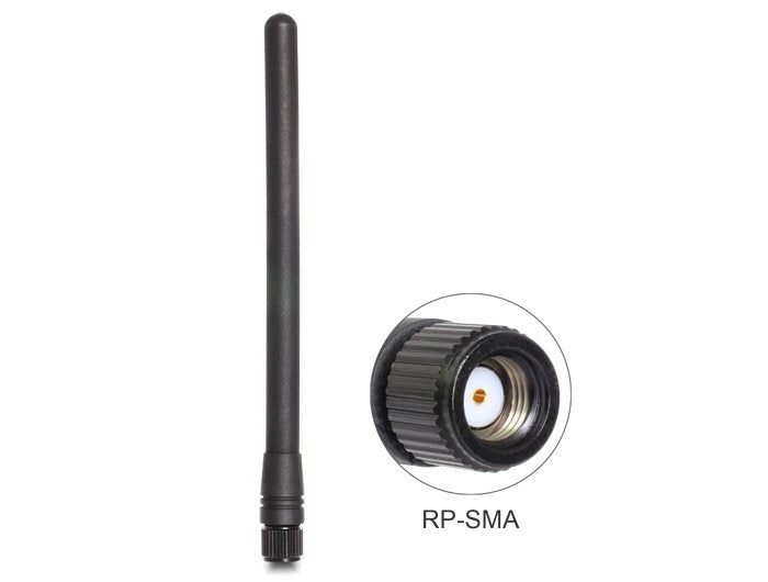 Delock Antenna Zigbee 868MHZ Rp-sma 2 dBi Starr