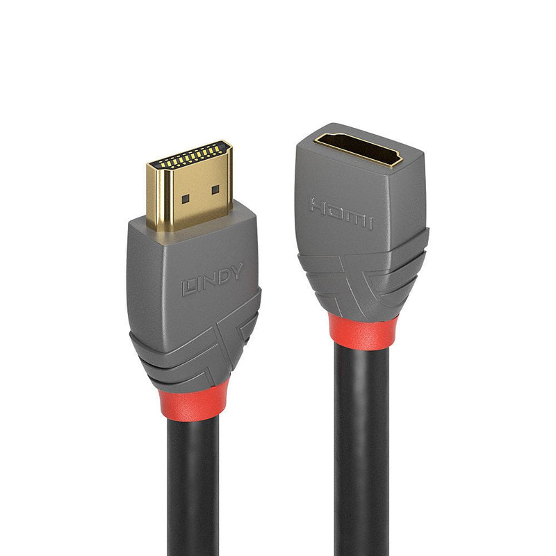 Lindy HDMI 2.0 Cable Extensión 2M, Line Anthra