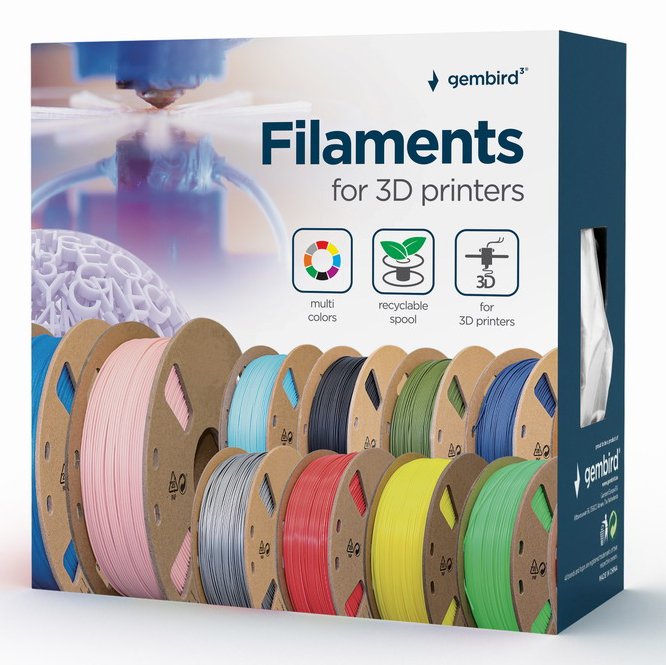 Gembird Petg Filament Blue 1.75MM 1KG