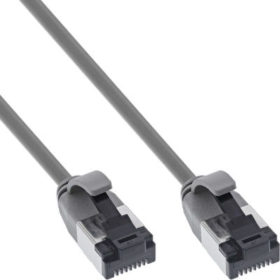 Inline® Network Cable Slim, U/FTP, CAT.8.1, Tpe Halogen-free, Grey 2M — image 1