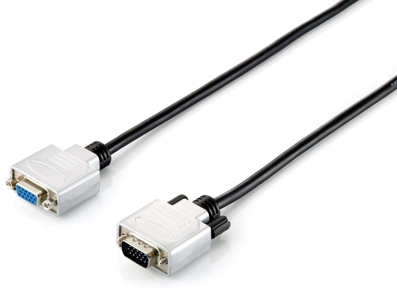 Equip Cable Alargo Svga 3COAX Male - Female 3M Hq Carcasas Metalicas 118851