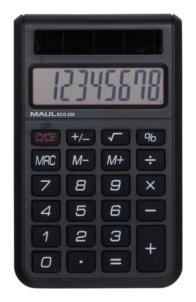 Maul Calculator Eco 250 Bolsillo Básica Black