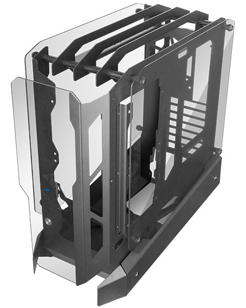 Mars Gaming Box Semitorre ATX Mc-edge Black Bahías INT:1X3'5,3X2'5/ 1XUSB3.0/ 1x USB-C 3.0/ Audio In/Out/ Sist — image 1