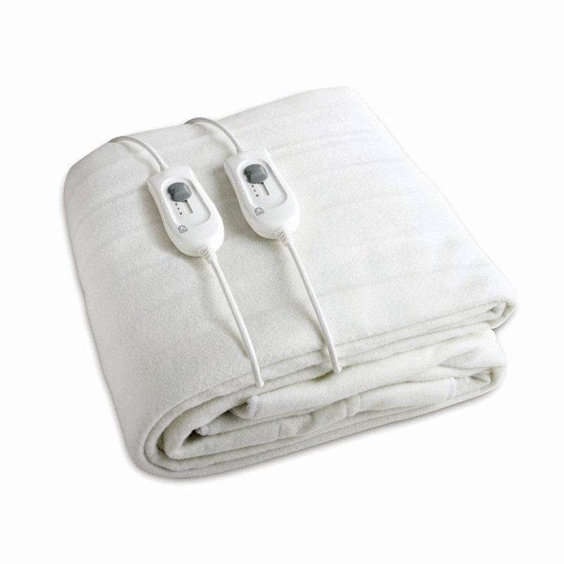 Haeger Blanket Eléctrica Confort Sleep Double 2*60W 3 Niveles Temperatura 2 Controles Desmontables 150*140CM