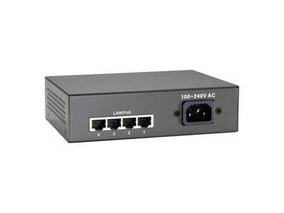 Level One Switch 5 Ports 10/100 4 Ports PoE Plus 65W — image 1