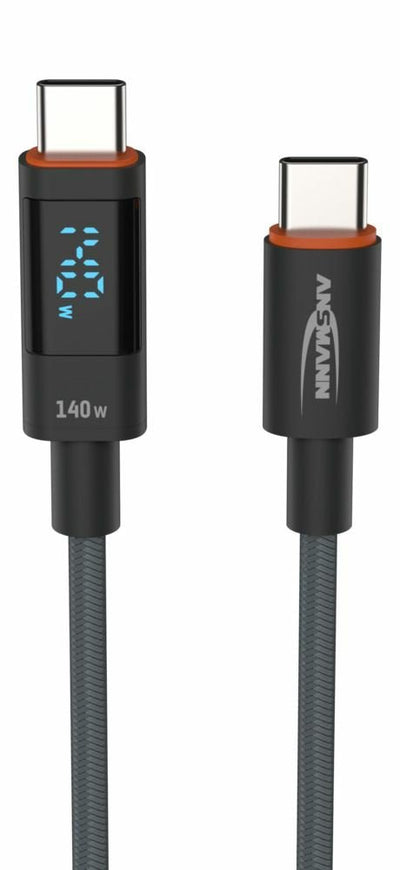 Ansmann USB-C/USB-C Cable 120CM 140 Watt Power Del. 1700-0176 — image 1