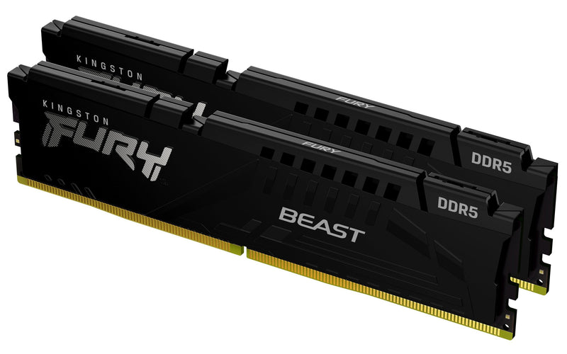 Kingston Memory DDR5 Fury Beast Black 128GB 2X64GB 5600MHZCL40