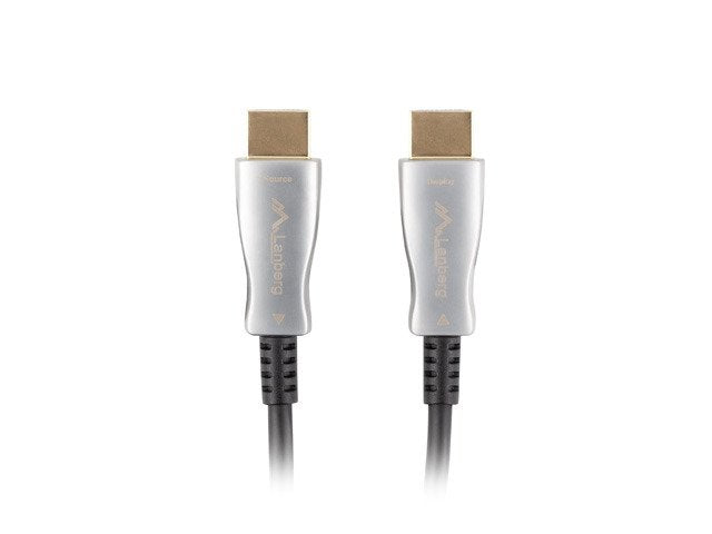 Lanberg CA-HDMI-20FB-0400-BK Optical HDMI Cable M/M 40M V2.0 4K Aoc