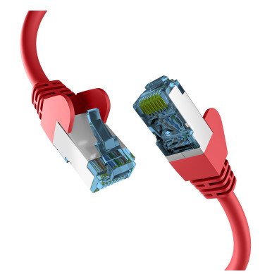 Efb RJ45 Network Cable With CAT.7 Rohcable Red 3M