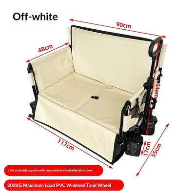 Multi-functional Seat Car Outdoor Camping Cart Picnic Cart