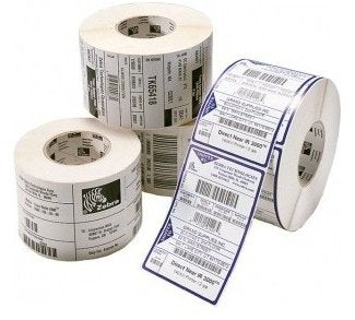 Labels Polyester 102X25MM Thermal Transfer Z-ultimate 3000T White Adhesive Permanente 76MM Core