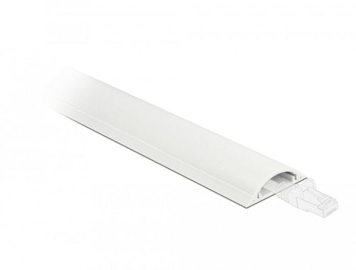 Delock Canaleta Cables Self-adhesive 70 X 20MM - Length 1M White — image 1