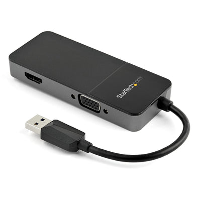 StarTech.com USB 3.0 To HDMI And VGA Adapter 4K/1080P USB Type-a Dual Monitor Multiport Adapter Converter Exte — image 1