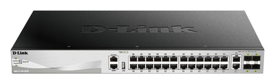 Switch Gestionable L3 D-link Stackable DGS-3130-30TS/ And 24P Giga + 2P 10G + 4P 10G Sfp + — image 1