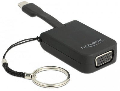 Delock 63941 Adapter USB Type-c ™ VGA (modo DP Alt) - Keyring — image 1