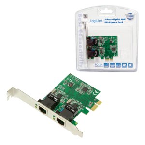 Logilink PC0075 Network Card Ethernet X2 1000 Mbit/S Internal