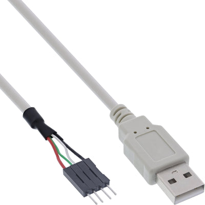 Inline Adapter USB 2.0 USB Type a Female a Pin Header Male 40CM — image 1
