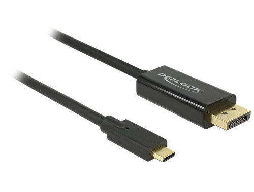 Delock USB Cable Type-c ™ - DisplayPort M/M (dp Alt Mode) 4K 60 HZ 1M Black — image 1