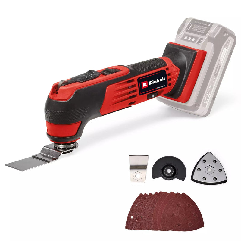 Einhell Herramienta Power X-change Batería Multifunción Te-mg 18/1 Li-solo, Network/Negro 18 Voltios, Sin Batería