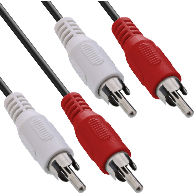 Inline Cable Audio 2X Rca Male a Male 1M