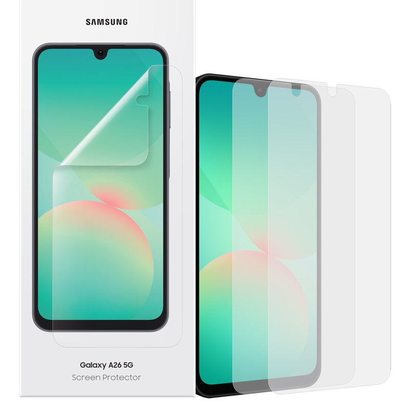 Samsung Protector Screen Protector Film Transparent Pack 2, Galaxy A26 5G EF-UA266CTEGWW