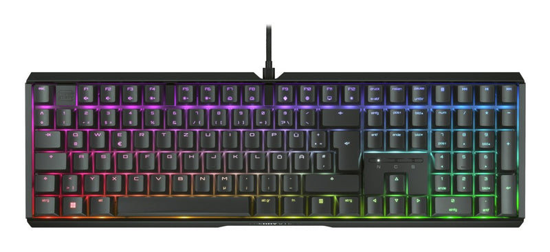 Cherry Xtrfy Mx 3.1, Keyboard Gaming Black Disposición de, Cherry MX2A Brown G80-3890LIADE-2