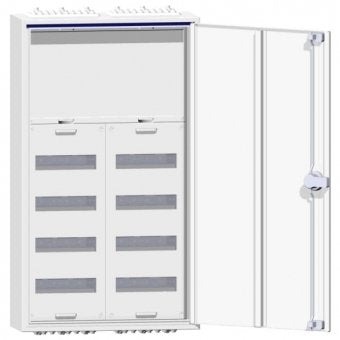 Hager Distribuidor Campo Ap Univ. IP44 FWB62N 96PLE 2X6REIHEN Hs 150 950X550X161MM — image 1