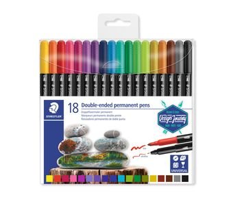 Staedtler Marker Permanente Double Punta Design Journey Colours -18U- — image 1